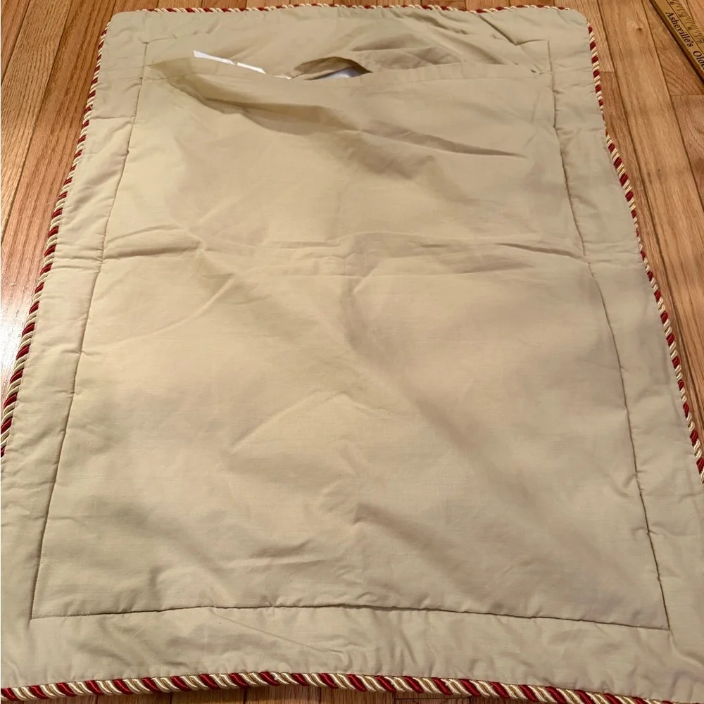 VTG Regency Red and Gold Tapestry Pillowcases Castlecore Renaissance